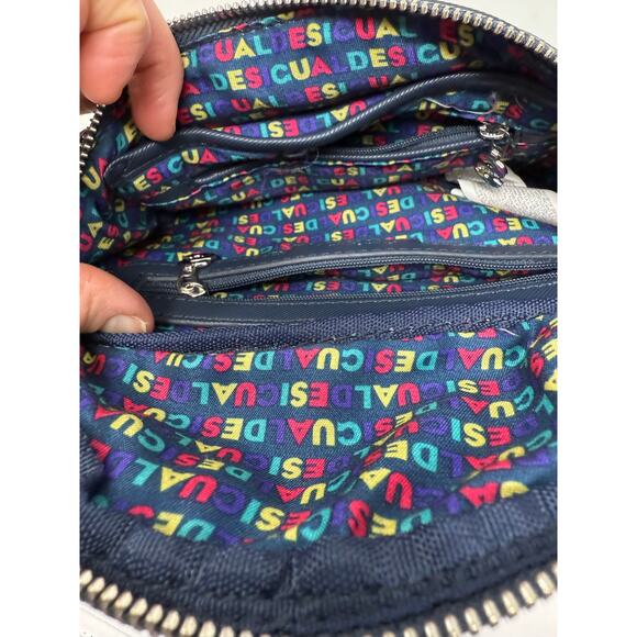 Desigual Blue Colorama Reno Waist Pack Bag - Picture 6 of 10